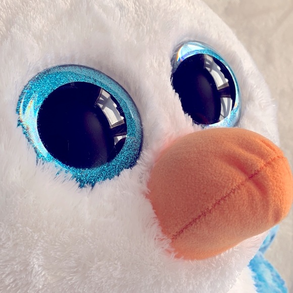 Large Ty Ice Cube Penguin 18” Plush - Picture 2 of 6